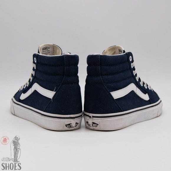 Vans Blue Canvas High-Top - Women's 9.5 - Picture 7 of 13